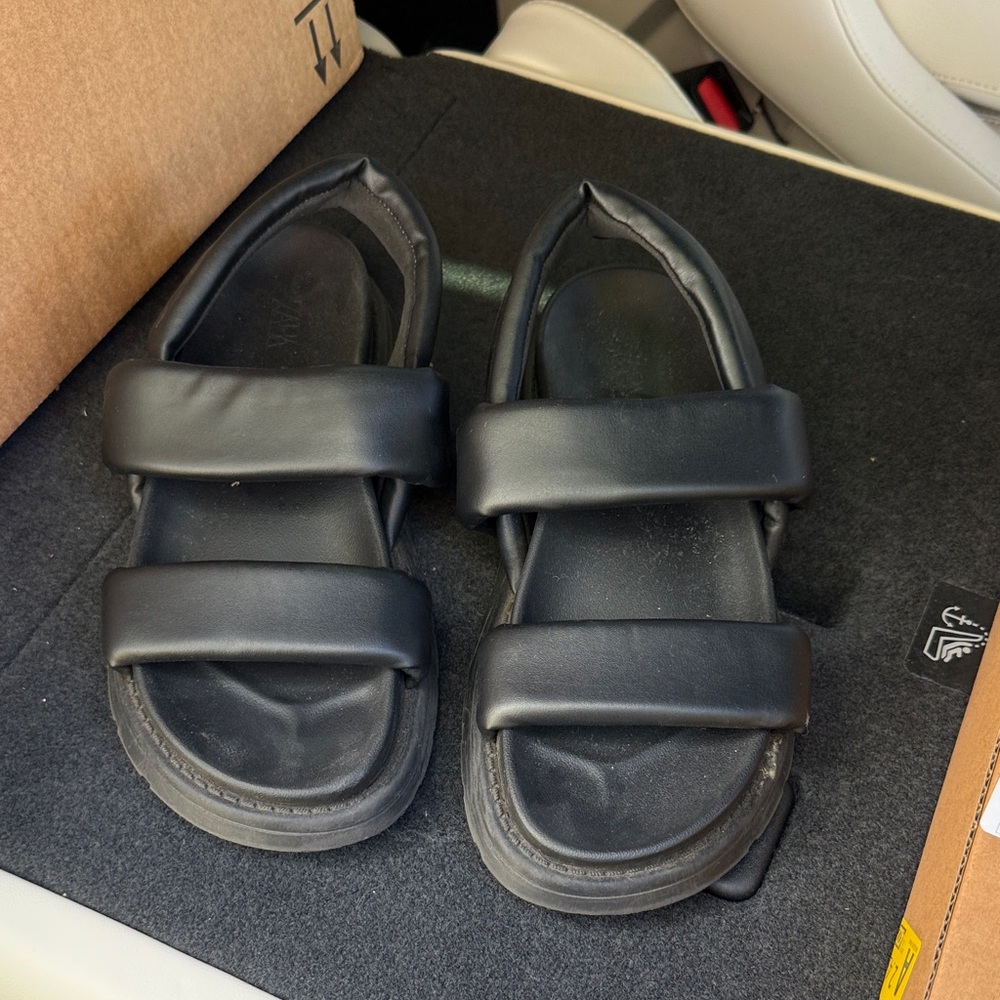 Zara Black Men's Sandals